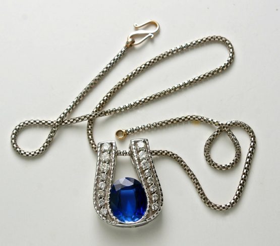 Sapphire Pendant