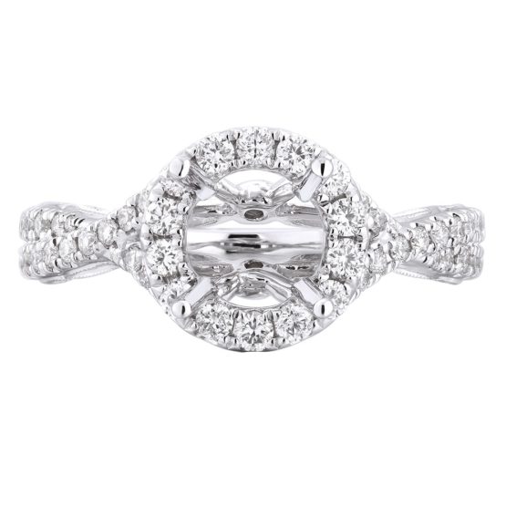 Halo Engagement Ring - Image 2